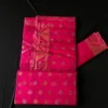 Magenta Jamdani Saree - Handwoven 84 Count Half-Silk