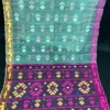 Paste Jamdani Saree: Handwoven 84 Count Half-Silk