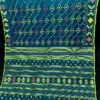 Sea Green Half-Silk Jamdani Saree: Handwoven 80 Count