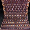 Cinnamon Brown Half-Silk Jamdani Saree: Handwoven 80 Count