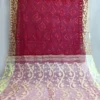 Raspberry Delight Jamdani Saree - JS-169