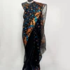 Midnight Charm Jamdani Saree - JS-173