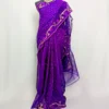 Purple Royalty Jamdani Saree - JS-175