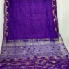 Purple Royalty Jamdani Saree - JS-175